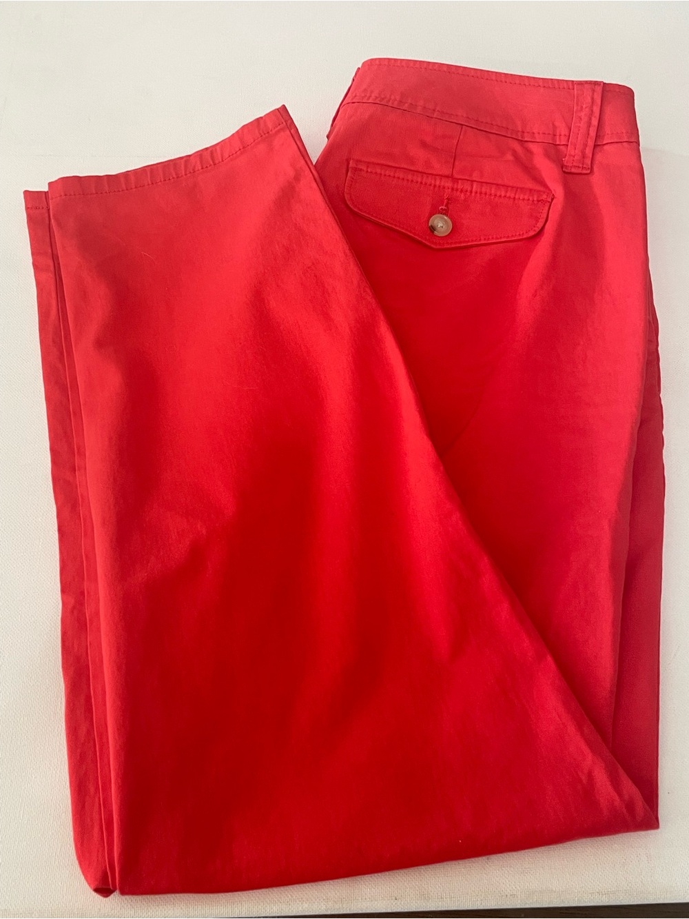 Liz Claiborne Corral Straight Leg Chino Pants Women’s Casual Cotton Trousers 6 - Picture 3 of 4